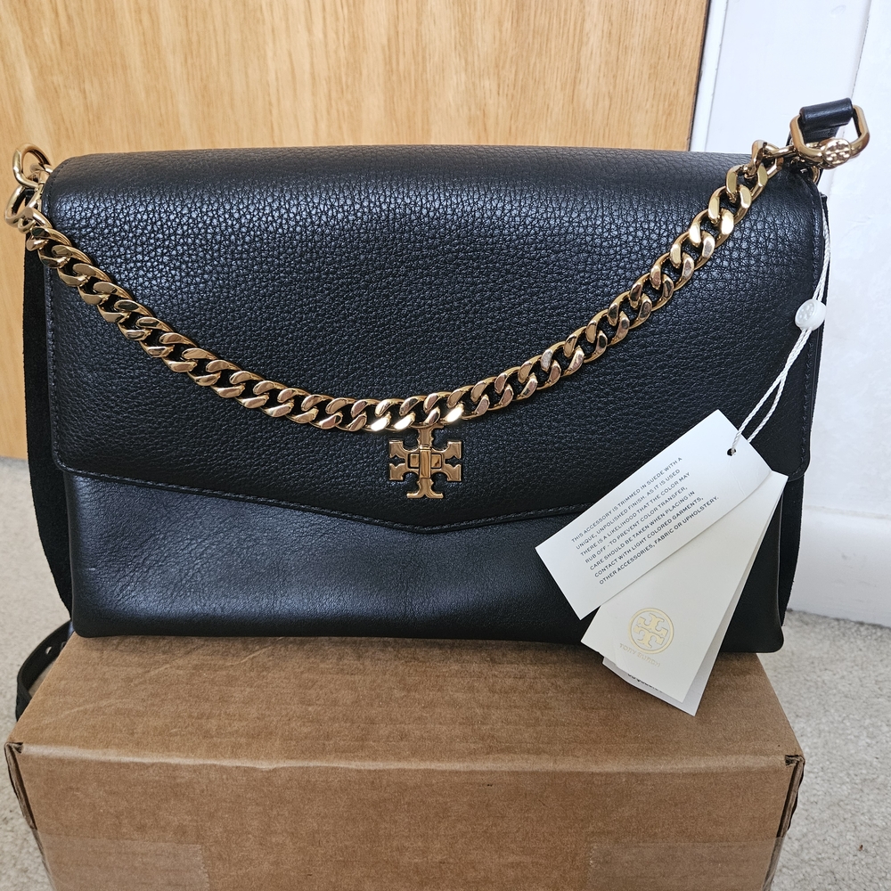 Tory Burch Black Leather Shoulder Bag